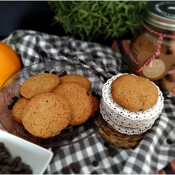 GALLETAS ARTESANALES AVENA, CACAO Y NARANJA 12 UNID.